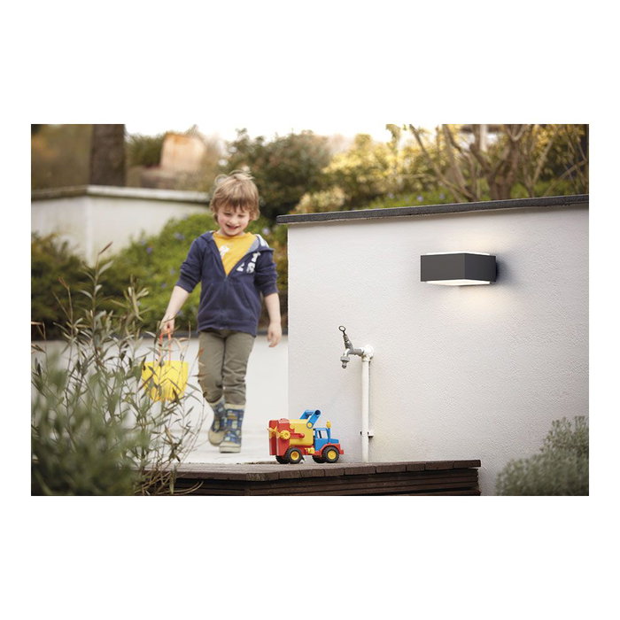 Philips Hedgehog Applique murale carrée Gris anthracite