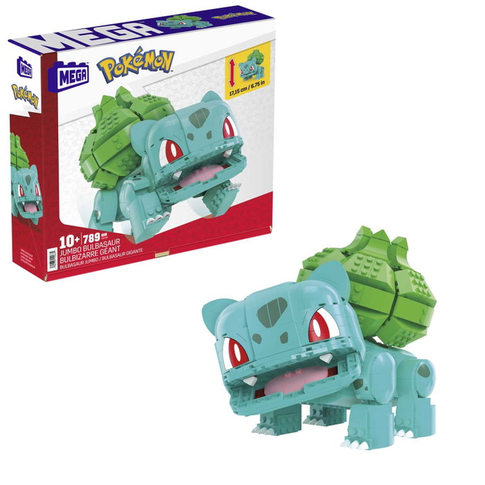 Mega Construx Pokemon Figurine Bulbasaur Jumbo Mécanique à Construire Mattel Mega Construx Pokemon Figurine Bulbasaur Jumbo Mécanique à Construire Mattel