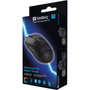Sandberg FlexCover 6D Souris Gaming avec 12800 DPI, Design Interchangeable et Rétroéclairage LED