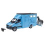 Bruder Mercedes Benz Sprinter Transport Équin avec Cheval Jouet ABS 43 cm