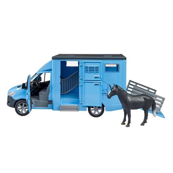 Bruder Mercedes Benz Sprinter Transport Équin avec Cheval Jouet ABS 43 cm Bruder Mercedes Benz Sprinter Transport Équin avec Cheval Jouet ABS 43 cm