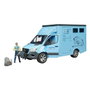 Bruder Mercedes Benz Sprinter Transport Équin avec Cheval Jouet ABS 43 cm