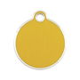Plaque d'identification pour collier Imarc Circle Jaune Doré
