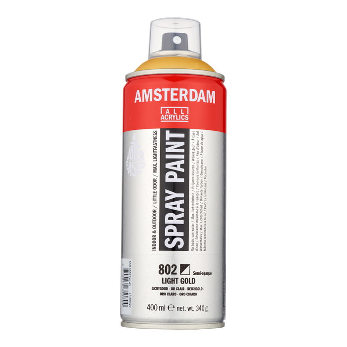 Amsterdam Spraypaint 400 ml Or clair 802 Amsterdam Spraypaint 400 ml Or clair 802