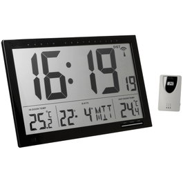 Tfa 60.4510.01 Horloge murale radiocontrôlée avec affichage numérique
