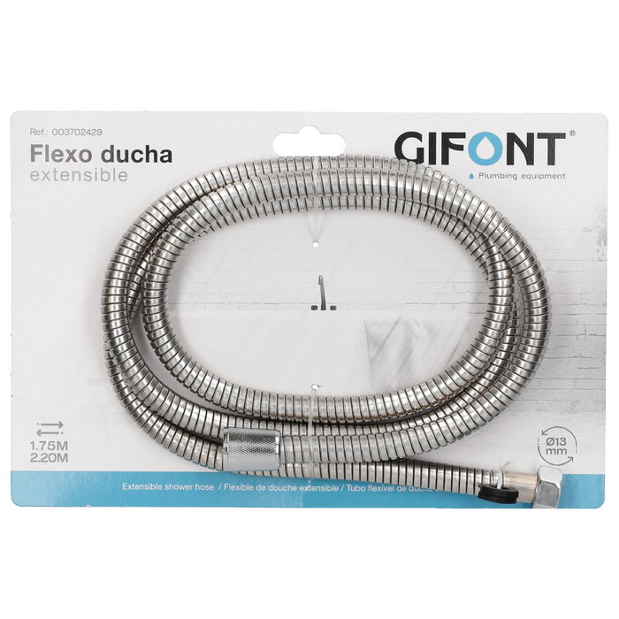 Gifont Flexo de ducha extensible 1,75-2,20M