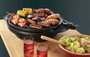 Russell Hobbs 22460-56 Grill électrique pour intérieur et extérieur George Foreman avec plaque antiadhésive grande et système d'évacuation des graisses
