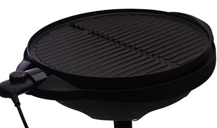 Russell Hobbs 22460-56 Grill électrique pour intérieur et extérieur George Foreman avec plaque antiadhésive grande et système d'évacuation des graisses