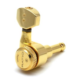 Graphtech Locking Mini Mécaniques 6 en Ligne Gold 2 Pin RATIO Contemporain