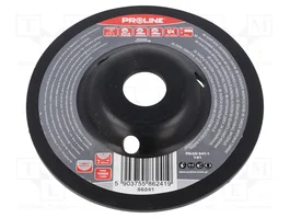 PROLINE Disque de meulage 125mm convexe avec râpe