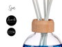 Acorde Mikado 100 ml avec tige diffuseur bleu verre bois 5,5 x 21,3 x 5,5 cm (Set de 12)