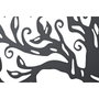 DKD Home Decor Décoration murale Lune Indien Noir Métal Blanc (2 Unités) (60 x 1 x 60 cm)</h1>