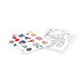 Crayola - Album de Coloriage avec Stickers Sonic 04-0898 - Album à Pages à Colorier et Compléter avec 4 Feuilles d'Adhésifs - À Partir de 3 Ans