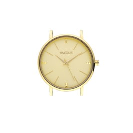 Watxandco WXCA3021 Montre Analogique Dorée 38mm