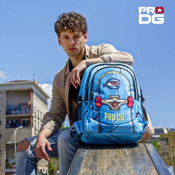 PRODG Mochila Run. Plus FAN Eye - Sac à dos grande capacité avec port USB, matériau Ripstop et dos aéré - 44x34x21 cm PRODG Mochila Run. Plus FAN Eye - Sac à dos grande capacité avec port USB, matériau Ripstop et dos aéré - 44x34x21 cm