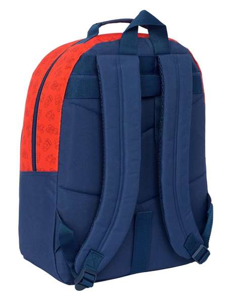Safta Mochila Adapt.Carro Super Mario "Trick" - Sac à dos transformable en chariot pour enfant, dimensions 32x42x15 cm