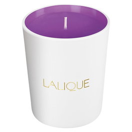 Lalique Bougie Parfumée Les Compositions Parfumées Electric Purple, Parfum Boisé Fruité, 190 g, Parfum d'Intérieur