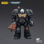 Joy Toy (CN) Warhammer 40,000 Black Templars Terminator 2 avec Power Fist et Storm Bolter, 14 cm