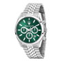 Maserati R8853151023 avec cadran vert et bracelet gris