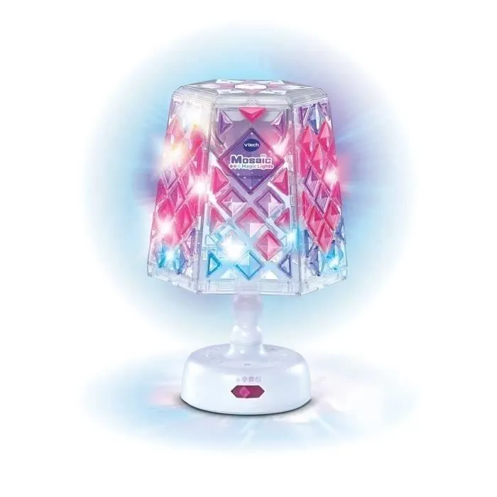Vtech Mosaic Magic Lights - Lampe décorative musicale et lumineuse à créer en mosaïque, multicolore, 124 pièces incluses, à partir de 5 ans Vtech Mosaic Magic Lights - Lampe décorative musicale et lumineuse à créer en mosaïque, multicolore, 124 pièces incluses, à partir de 5 ans