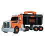 Smoby Camion Bricolo Black+Decker avec Visseuse Mécanique, 60 Accessoires, Rangement dans Remorque, Jeu de Construction pour Enfant dès 3 Ans