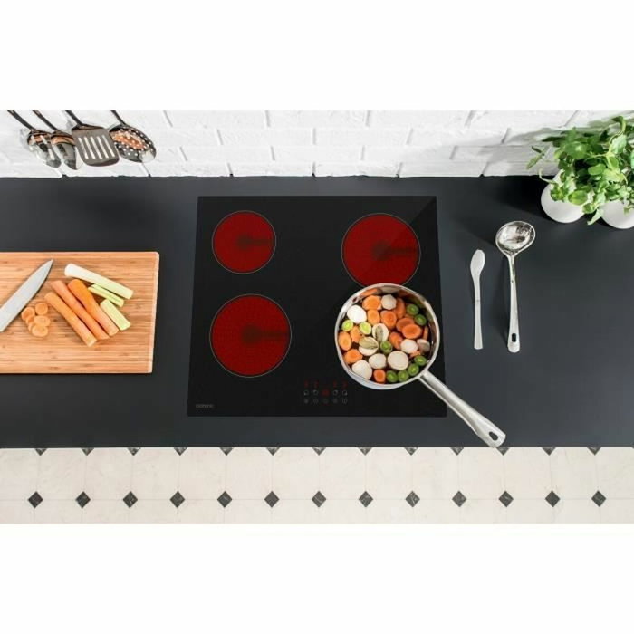 Oceanic Table de cuisson vitrocéramique 4 foyers - Noir
