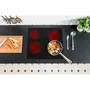Oceanic Table de Cuisson Vitrocéramique Encastrable 4 Foyers avec Touches Sensitives - Noir - 59 cm
