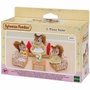 Sylvanian Families Canapé, 2 fauteuils et table basse