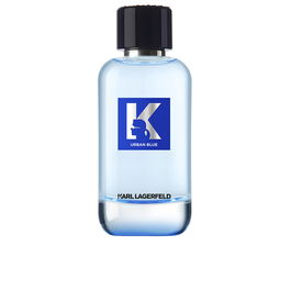 Karl Lagerfeld Eau de toilette URBAN BLUE Vaporisateur 100 ml Notes Aromatiques Boisées Fougère Gingembre Accord Aquatique Mousse Argentée