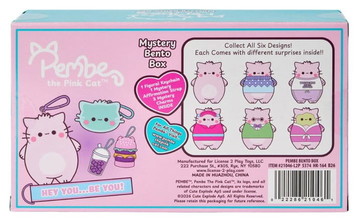 License 2 Play Toys Pembe assortiment porte-clés Blind Box Bento Box 8 cm (8) License 2 Play Toys Pembe assortiment porte-clés Blind Box Bento Box 8 cm (8)