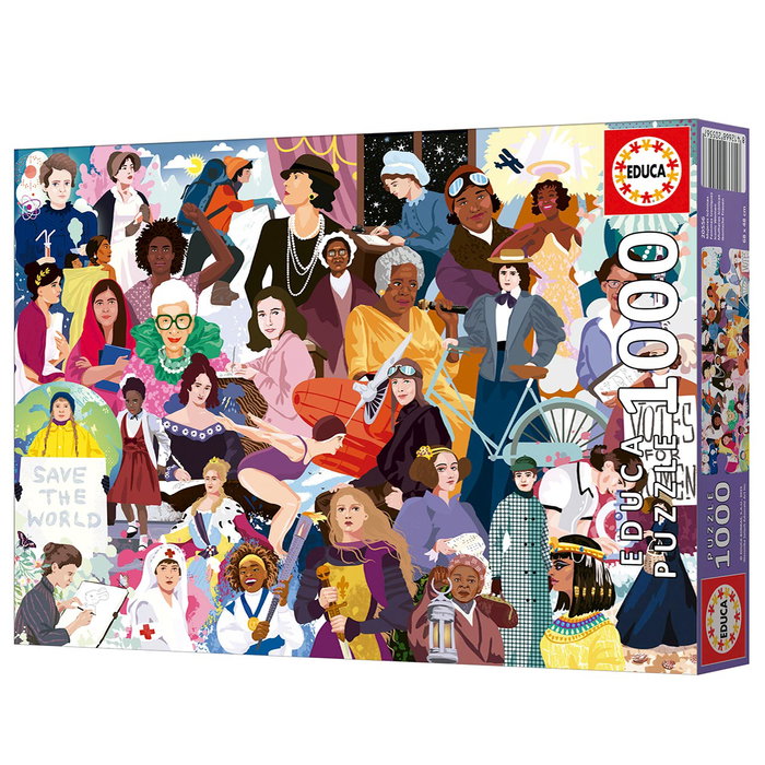 Educa Puzzle 1000 Pièces - Femmes Emblématiques - 20556 - 68 x 48 cm - À Partir de 14 ans Educa Puzzle 1000 Pièces - Femmes Emblématiques - 20556 - 68 x 48 cm - À Partir de 14 ans