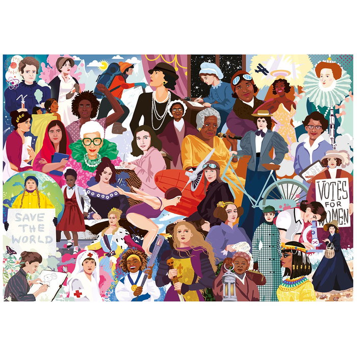 Educa Puzzle 1000 Pièces - Femmes Emblématiques - 20556 - 68 x 48 cm - À Partir de 14 ans Educa Puzzle 1000 Pièces - Femmes Emblématiques - 20556 - 68 x 48 cm - À Partir de 14 ans