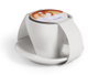 Vessia Tasse à Café à Boca Ancha avec Soucoupe en Porcelaine Blanche 220 ml 13.5x9.2x13.5 cm (Set de 24)