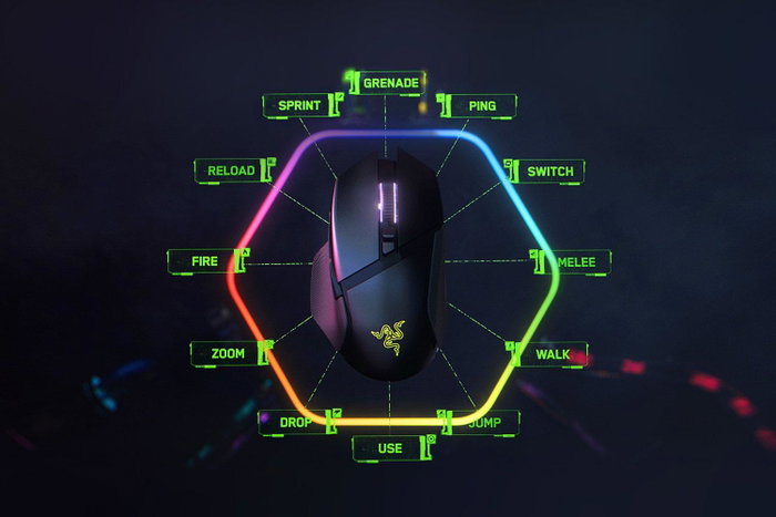 Razer Basilisk V3 Pro, Souris Optique sans fil Noire