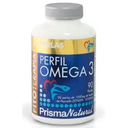 PRISMA NATURAL Perfil Omega 1000mg (35% EPA + 25% DHA) 90 Perles Huile de Poisson