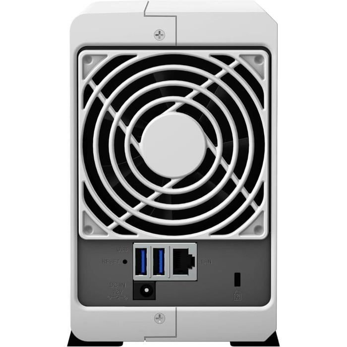 Synology DS223j Serveur NAS 2 baies Blanc