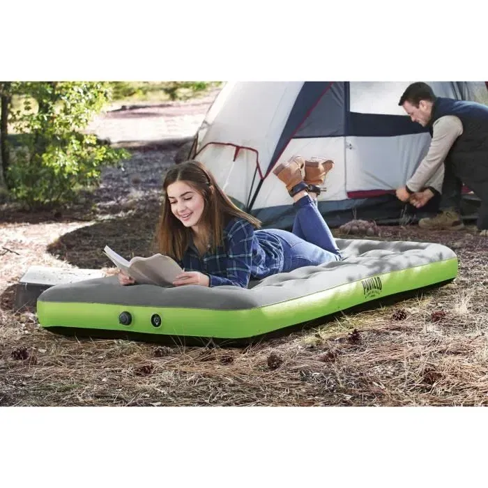 Bestway Matelas gonflable de camping Pavillo 1 place Roll & Relax, 188 x 99 x 22 cm, avec sac de gonflage Airelite et oreiller Bestway Matelas gonflable de camping Pavillo 1 place Roll & Relax, 188 x 99 x 22 cm, avec sac de gonflage Airelite et oreiller