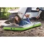 Bestway Matelas gonflable de camping Pavillo 1 place Roll & Relax, 188 x 99 x 22 cm, avec sac de gonflage Airelite et oreiller