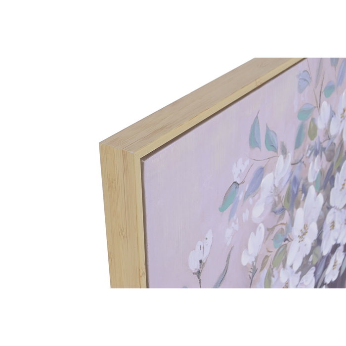 Home ESPRIT Toile ESPRIT Blanc Vert Fleurs Shabby Chic 80 x 3,5 x 120 cm (2 Unités)