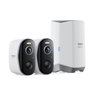 Baseus Security N1 Plus Kit de 2 Caméras de Surveillance 2K Extérieur Blanc