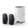 Baseus Security N1 Plus Kit de 2 Caméras de Surveillance 2K Extérieur Blanc