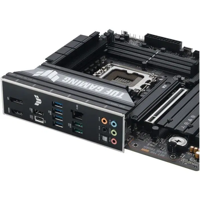 ASUS Carte mère TUF GAMING B860M-PLUS micro ATX socket LGA 1851 Intel B860, 256 Go DDR5, 2.5 Gb Ethernet, RAID, support M.2 et SATA