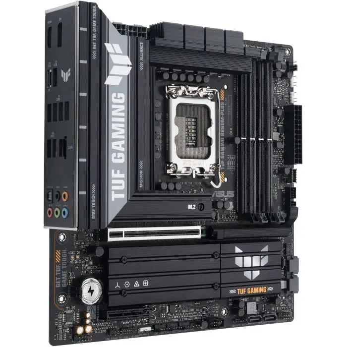 ASUS Carte mère TUF GAMING B860M-PLUS micro ATX socket LGA 1851 Intel B860, 256 Go DDR5, 2.5 Gb Ethernet, RAID, support M.2 et SATA