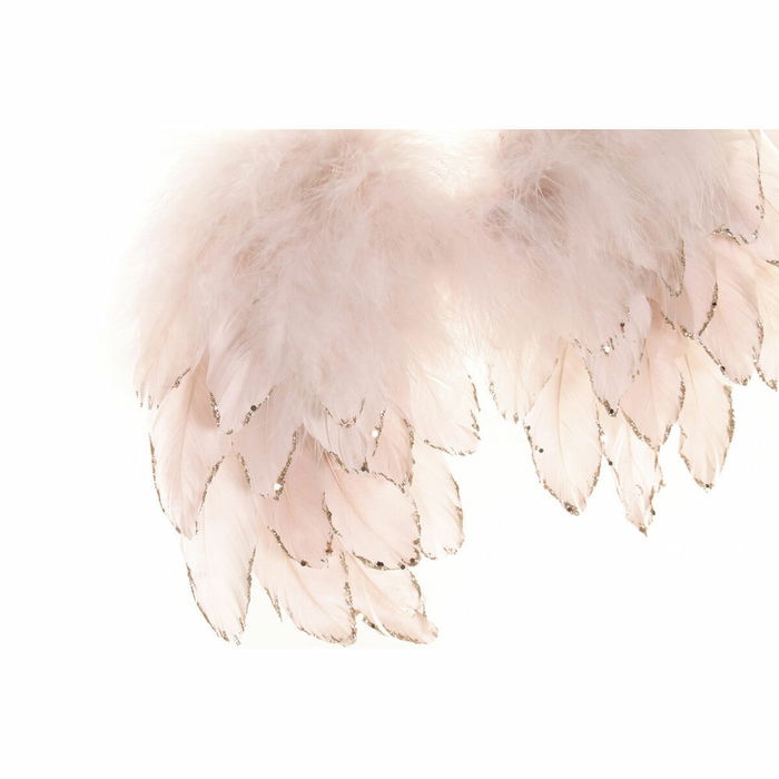 Décorations de Noël DKD Home Decor Plumes (2 pcs) (28 x 4 x 33 cm)