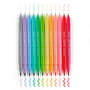 Alpino Kit Lettering Color Experience - 12 Marqueurs Doubles Pastel, Cahier de Lettering et Guide d'Initiation