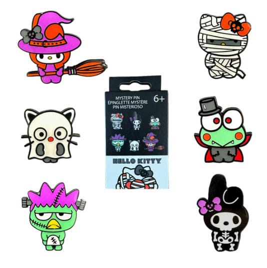 Funko Hello Kitty by Loungefly présentoir pin's émaillés Blind Box Halloween (12) inevitable Funko Hello Kitty by Loungefly présentoir pin's émaillés Blind Box Halloween (12) inevitable