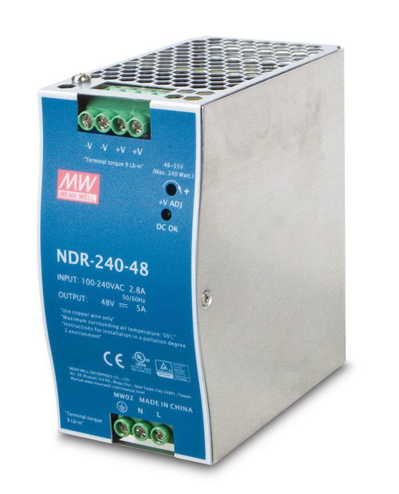 Planet Alimentation Secteur DC Monosortie Industrielle pour Rail DIN 48V - Entrée 100-240V AC - Protections Intégrées - Compacte Planet Alimentation Secteur DC Monosortie Industrielle pour Rail DIN 48V - Entrée 100-240V AC - Protections Intégrées - Compacte