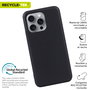 Muvit Recycletek Coque pour Apple iPhone 16, 100% recyclée, flexible et protectrice