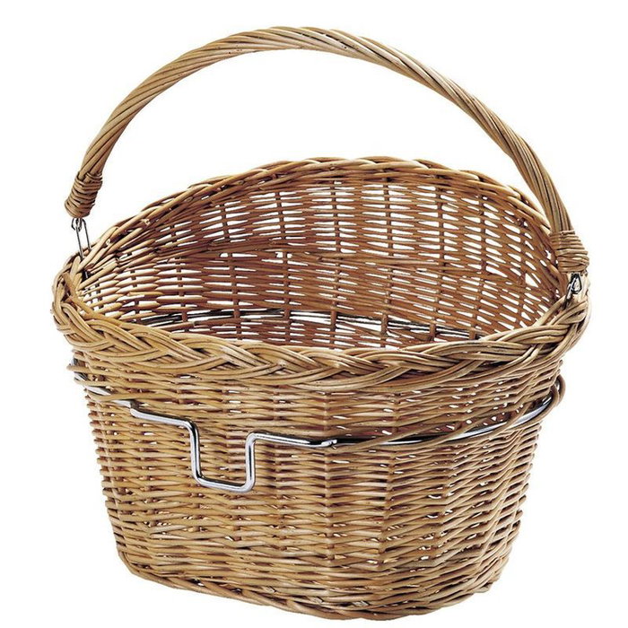 Klickfix Panier avant en osier avec anneau adaptateur Klickfix Panier avant en osier avec anneau adaptateur