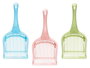 MASCOW Lot de 3 Palets en Plastique Taille Médiane Assortis